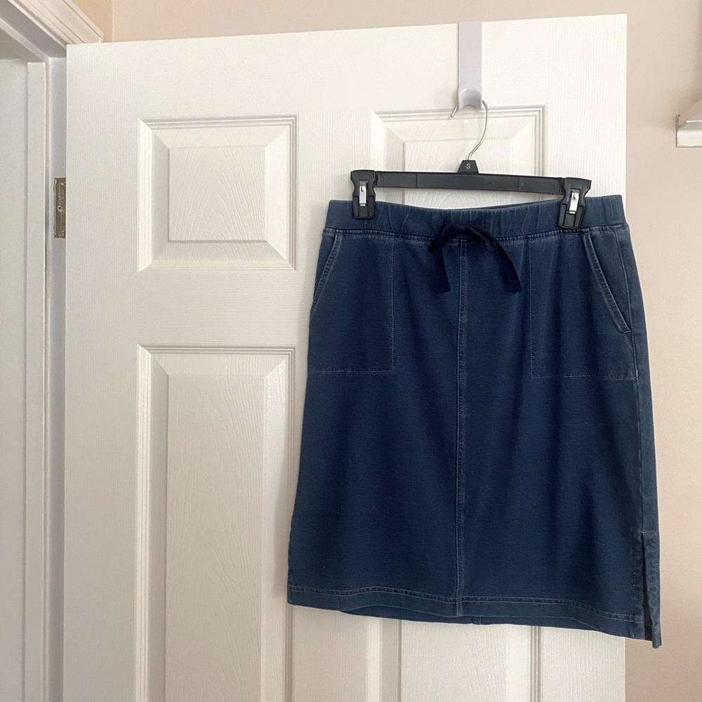 Jjill Indigo Skirt NWT